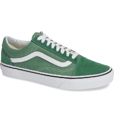 Vans 'old Skool' Sneaker In Deep Grass Green/ True White | ModeSens