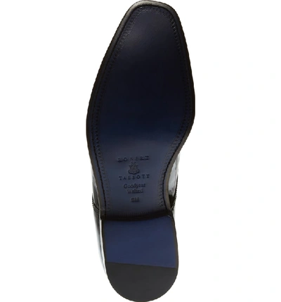 Shop Robert Talbott Alameda Plain Toe Derby In Black Patent Leather