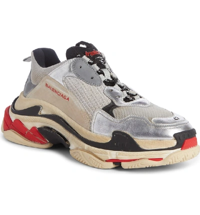 Shop Balenciaga Triple S Retro Sneaker In Noir Multi