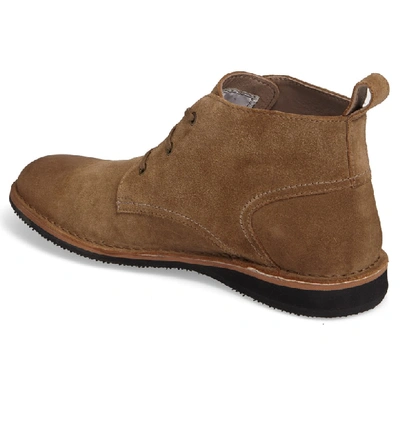 Shop Andrew Marc Dorchester Chukka Boot In Tobacco/ Black/ Deep Natural