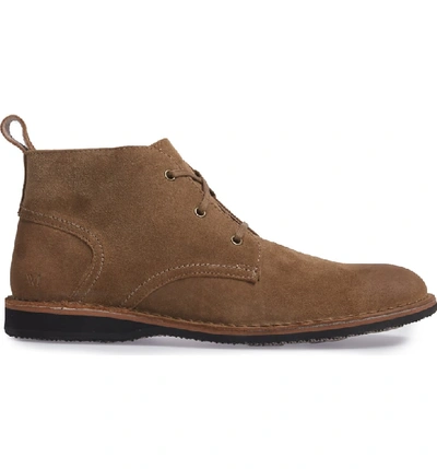 Shop Andrew Marc Dorchester Chukka Boot In Tobacco/ Black/ Deep Natural