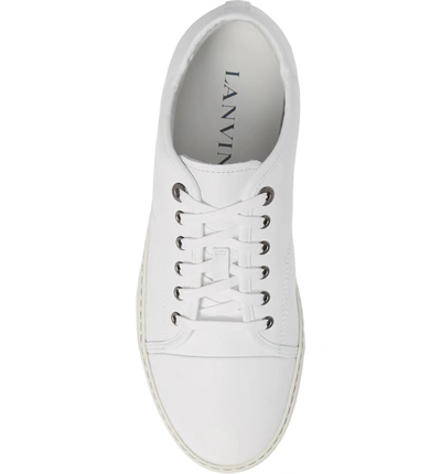Shop Lanvin Low Top Sneaker In Optic White
