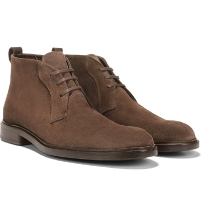 Shop Vince Brunswick Chukka Boot In Coffee