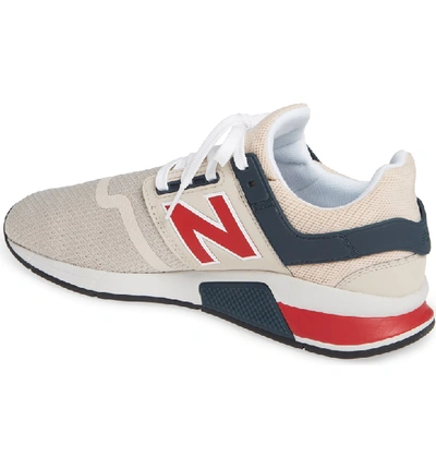 Shop New Balance 247 Sneaker In Grey Morn Synthetic/ Mesh