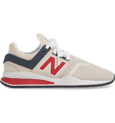 Shop New Balance 247 Sneaker In Grey Morn Synthetic/ Mesh