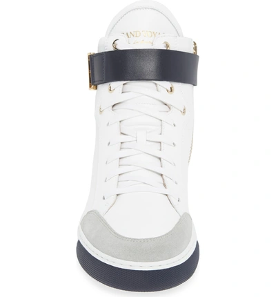 Shop Grand Voyage Belmondo Sneaker In White/ Navy/ Grey