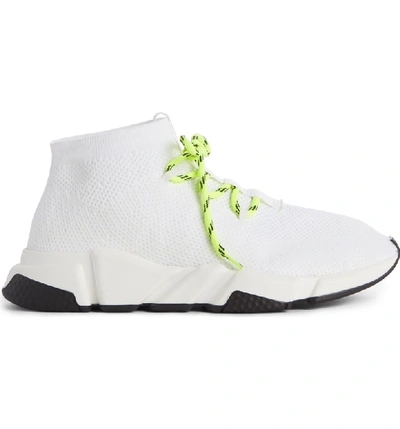 Shop Balenciaga Mid-top Sneaker In Blanc