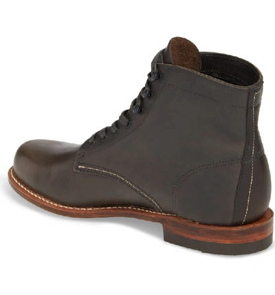 Shop Wolverine '1000 Mile' Plain Toe Boot In Charcoal