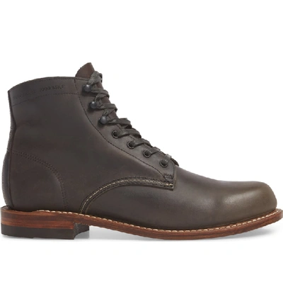 Shop Wolverine '1000 Mile' Plain Toe Boot In Charcoal