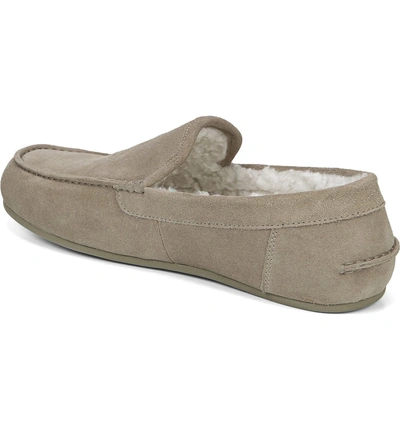Shop Vince Gino Genuine Shearling Slipper In Natural