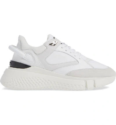 Shop Buscemi Veloce Sneaker In White/ Black