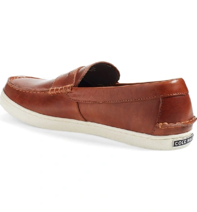 Shop Cole Haan 'pinch' Penny Loafer In British Tan Antique Leather