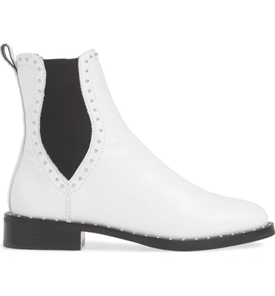 Shop Rebecca Minkoff Sabeen Chelsea Bootie In White Leather