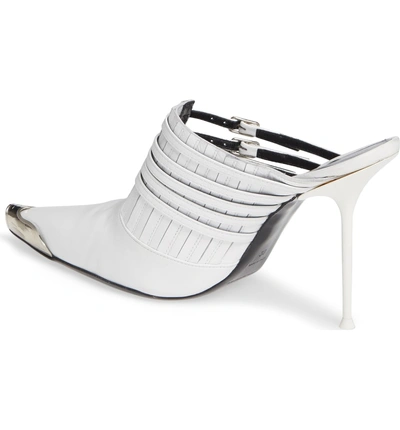 Shop Alexander Wang Minna Strappy Mule In White