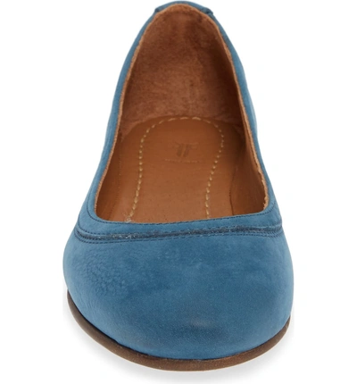 Shop Frye 'carson' Ballet Flat In Sea Blue