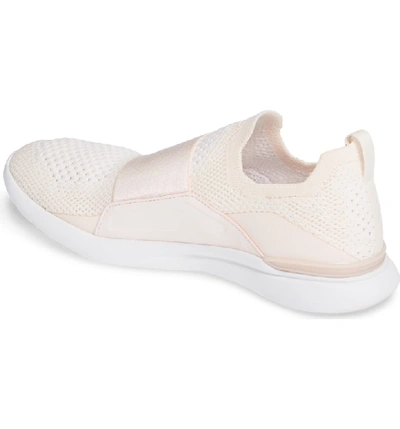 Shop Apl Athletic Propulsion Labs Techloom Bliss Knit Running Shoe In Nude/ White
