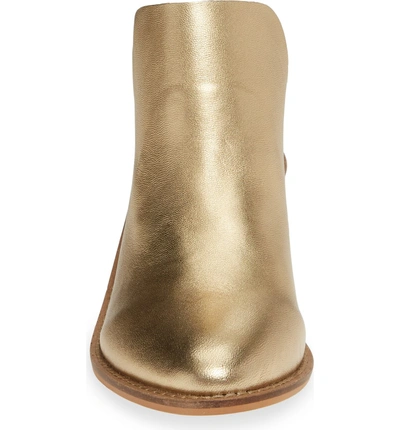Shop Kelsi Dagger Brooklyn Kenmare Bootie In Gold Rush Leather