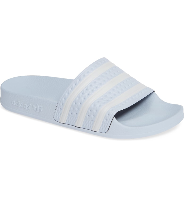 aero blue adidas slides