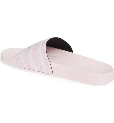 Shop Adidas Originals 'adilette' Slide Sandal In Clear Pink