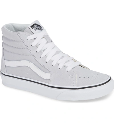 Shop Vans 'sk8-hi' Sneaker In Gray Dawn/ True White