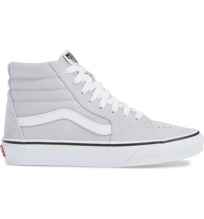 Shop Vans 'sk8-hi' Sneaker In Gray Dawn/ True White