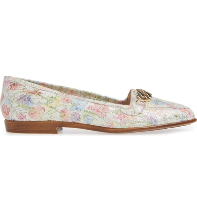 Shop Amalfi By Rangoni Oste Loafer In White Fuego Printed Leather