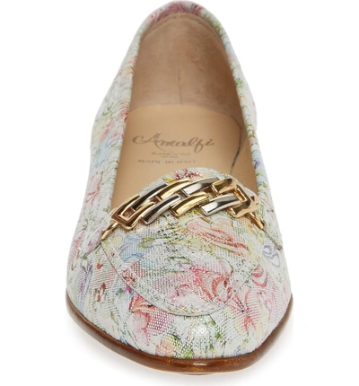 Shop Amalfi By Rangoni Oste Loafer In White Fuego Printed Leather