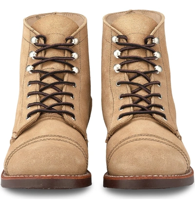 Shop Red Wing Iron Ranger Boot In Sand Mohave Leather