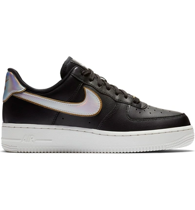 Shop Nike Air Force 1 '07 Metallic Sneaker In Black/ Platinum/ White/ Gold