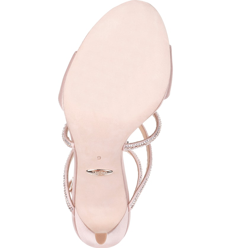 badgley mischka faye ankle strap sandal