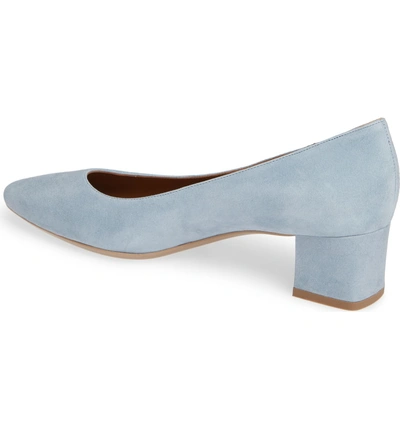 Shop Aquatalia Pasha Pump In Chambray Suede