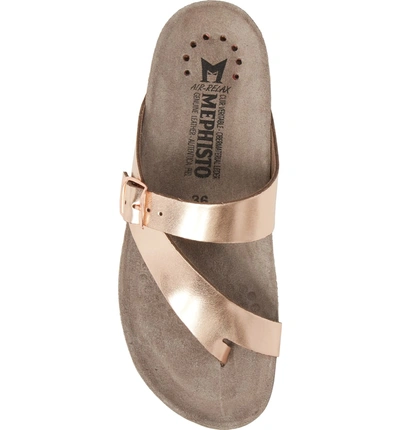 Shop Mephisto 'helen' Sandal In Pink Leather
