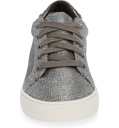 Shop Kurt Geiger Ludo Sneaker In Silver