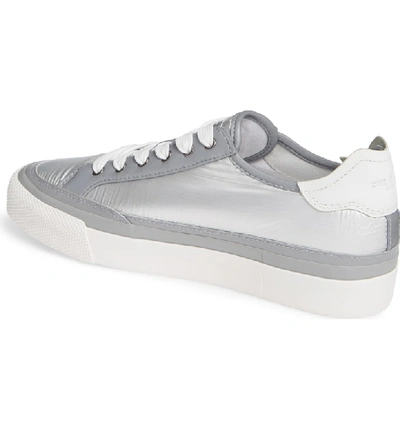 Shop Rag & Bone Army Low Top Sneaker In Silver Nylon
