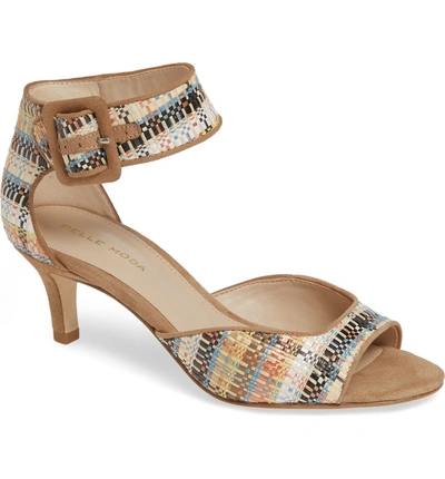 Shop Pelle Moda 'berlin' Sandal In Natural Fabric