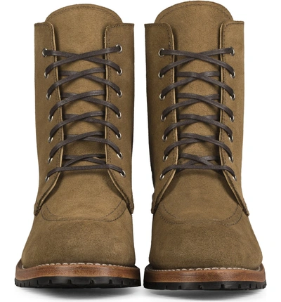 Shop Red Wing Clara Boot In Olive Leather