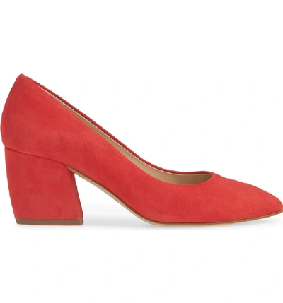 Shop Botkier Stella Pump In Red Carpet Suede