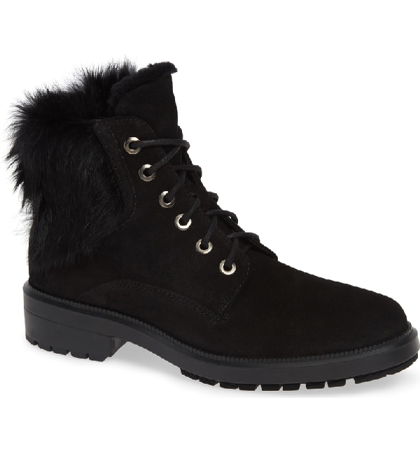 aquatalia fur lined boots