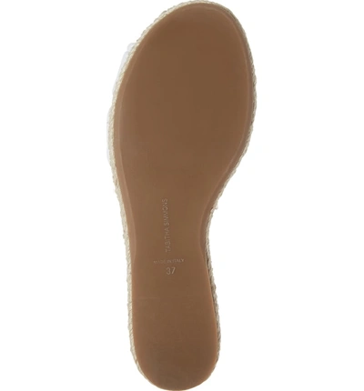 Shop Tabitha Simmons Heli Bow Slide Sandal In White