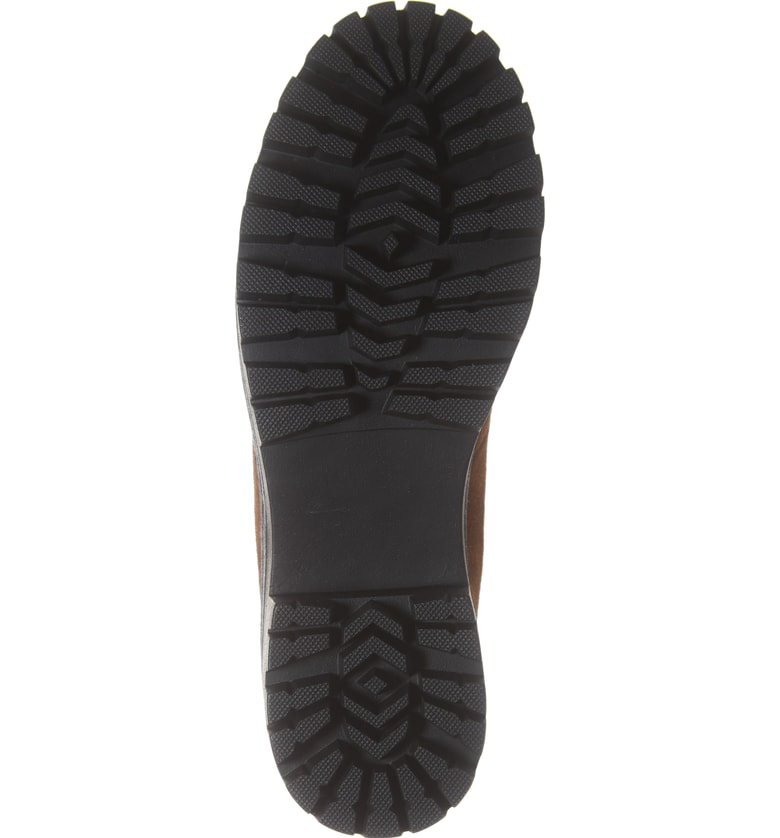 bitter faux shearling trim bootie