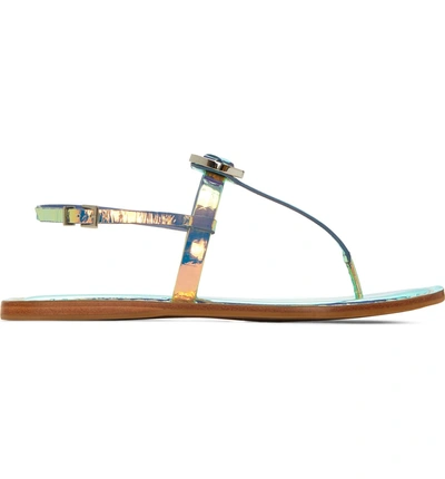 Shop Mercedes Castillo Viveana T-strap Sandal In Iridescent