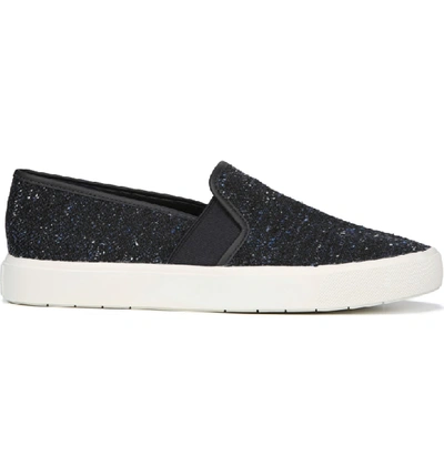 Shop Vince Blair 5 Slip-on Sneaker In Navy/ Tweed