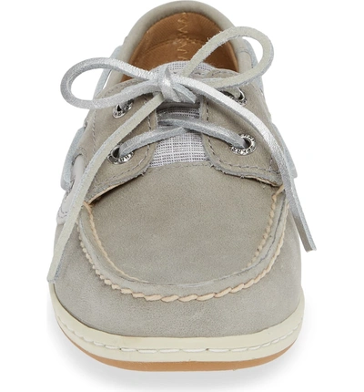 Shop Sperry Top-sider Koifish Loafer In Grey Leather