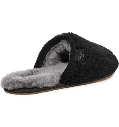 Shop Ugg Fluffette Slipper In Black Wool