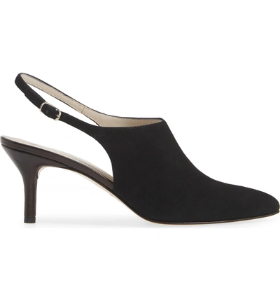 Shop Amalfi By Rangoni Patrizio Slingback Pump In Black Suede