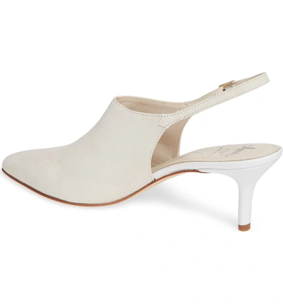 Shop Amalfi By Rangoni Patrizio Slingback Pump In Bone Suede