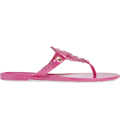 Shop Jack Rogers 'georgica' Jelly Flip Flop In Bright Pink