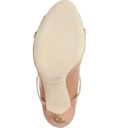 Shop Malone Souliers By Roy Luwolt Mika Triple Band Sandal In Nude/ Blush