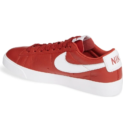 Shop Nike Blazer Low Se Sneaker In Dune Red/ White-dune Red