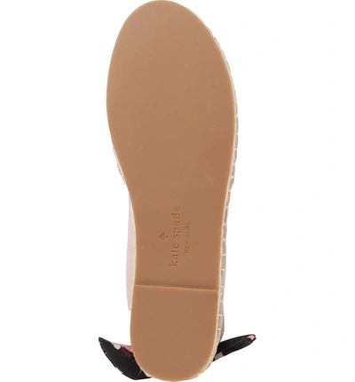 Shop Kate Spade Grayson Espadrille Flat In Conch Shell Suede